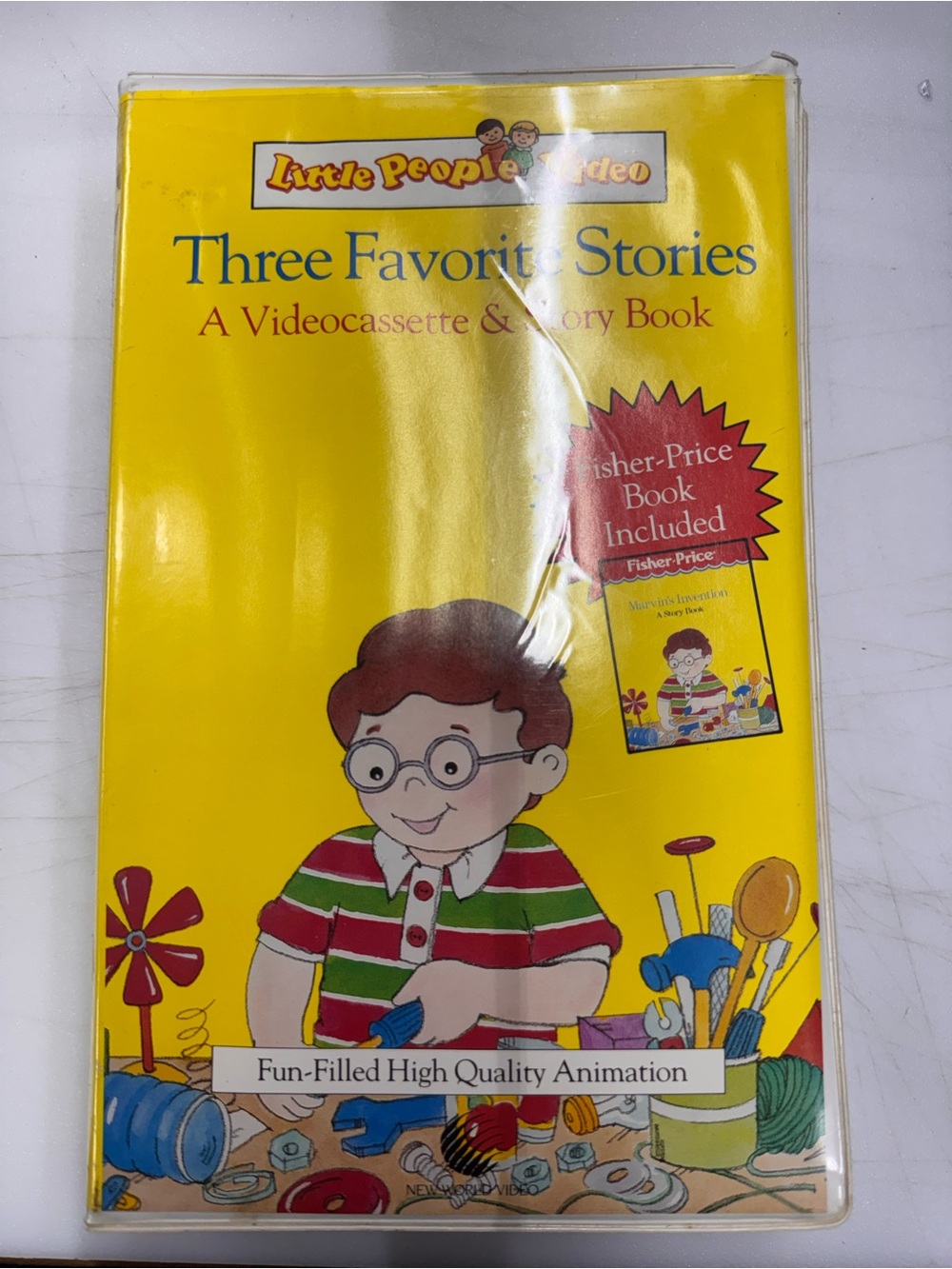 LITTLE PEOPLE VIDEO Three Favorite Stories VHS Tape 80s Video No Book